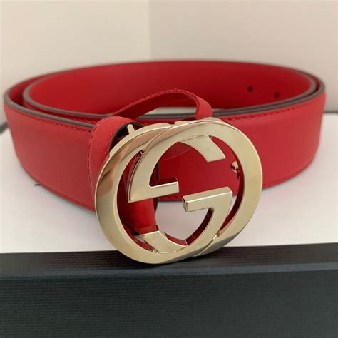 gucci belt red edition|gucci interlocking g reversible belt.